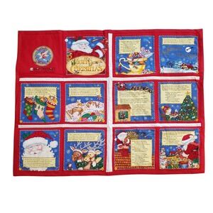 Mary Engelbreit Night Before Christmas Fabric Soft Book Panel Cranston VIP 41x32